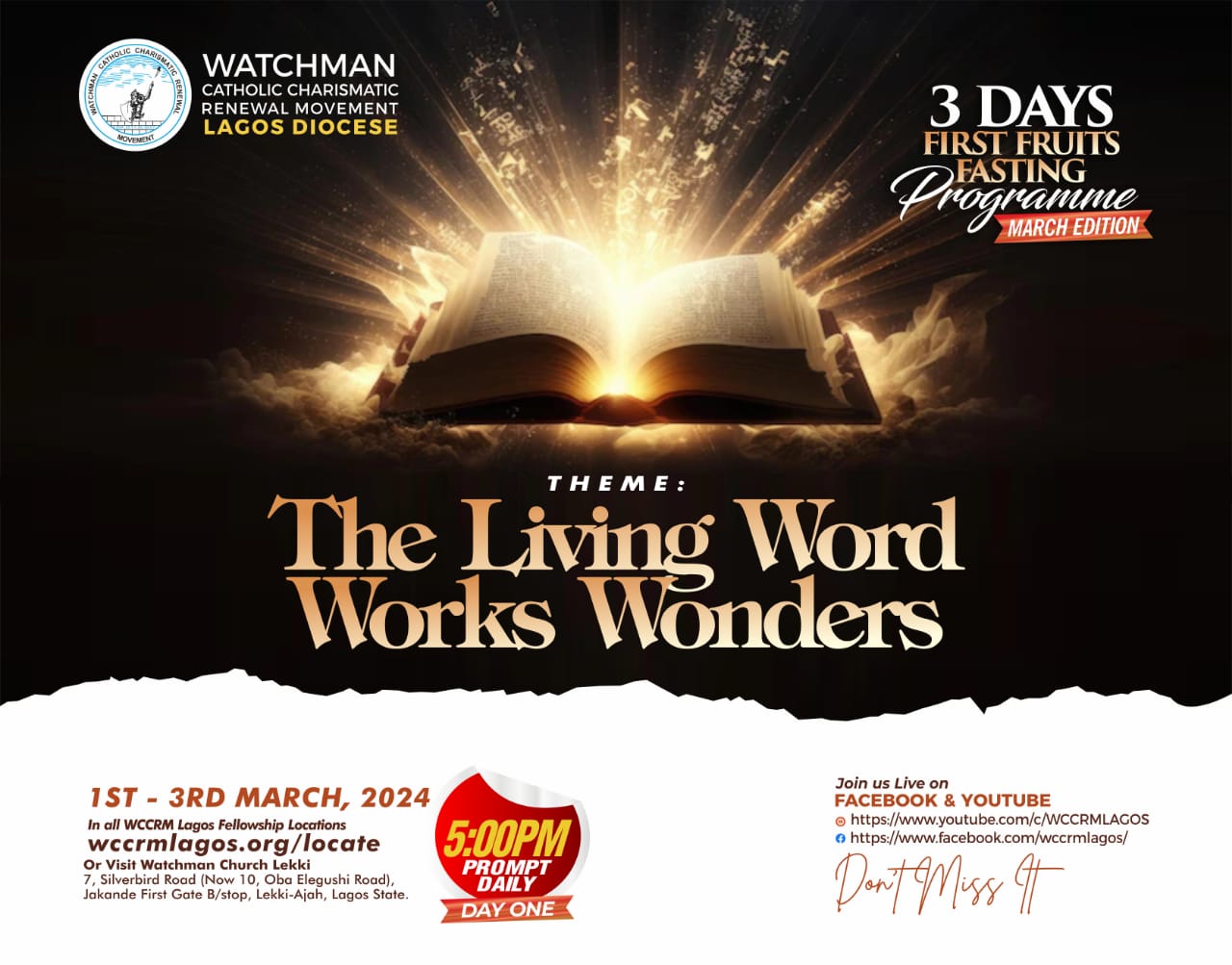 WCCRM LAGOS – Voice of the last days Ministry